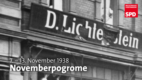 7.-13. November 1938 Novemberpogrome